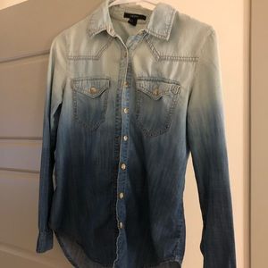 Chambray Ombré Forever 21 Button Down